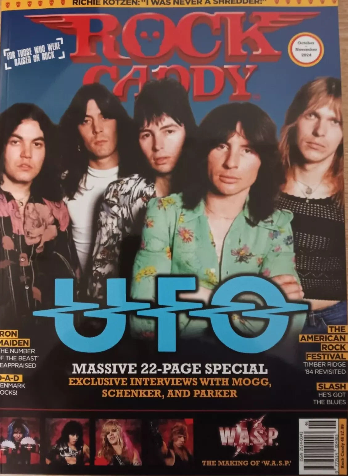 Rock Candy magazine- Issue 46- UFO - 22 page special