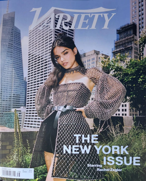 RACHEL ZEGLER - VARIETY MAG - OCTOBER 2, 2024 - NEW