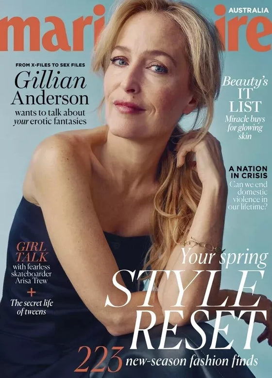 Marie Claire Australia Magazine October 2024 - Gillian Anderson