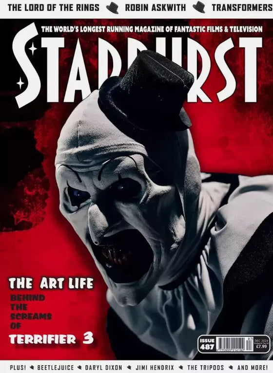 Starburst Magazine (UK) - December 2024 (#487) - Terrifier 3 ART THE CLOWN