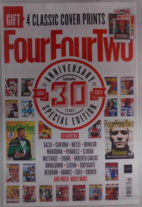 442 Four Four Two magazine Nov 2024. 30th Anniversary Special Edition + 4 prints