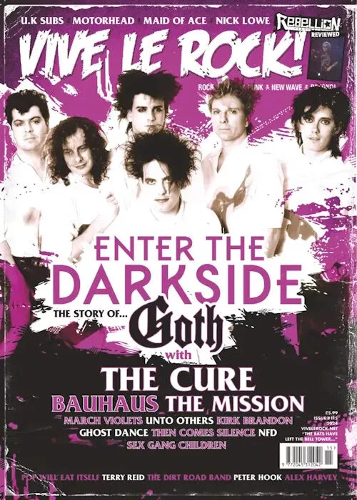 VIVE LE ROCK Magazine #115 THE CURE Bauhaus, The Mission, Kirk Brandon