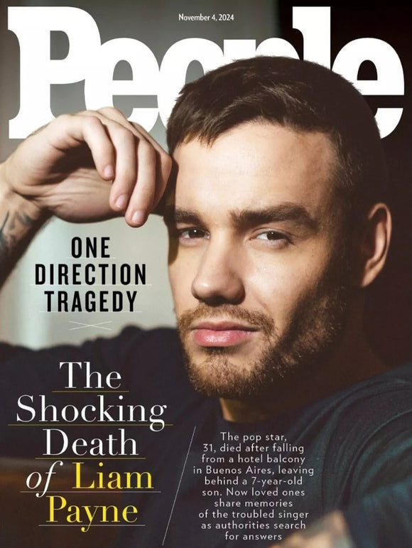 LIAM PAYNE - ONE DIRECTION TRAGEDY - PEOPLE MAGAZINE - NOVEMBER 2024 - NEW