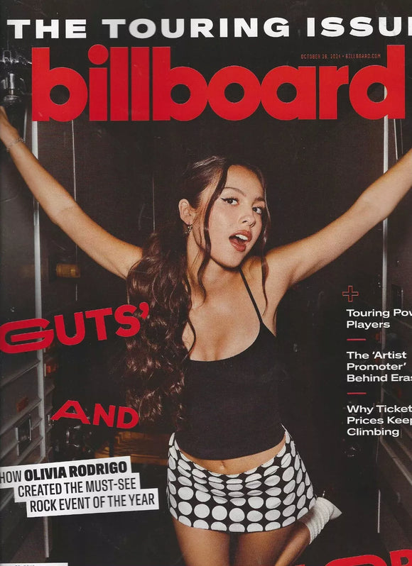 Billboard Magazine October 26th Olivia Rodrigo (Shipped from the USA)