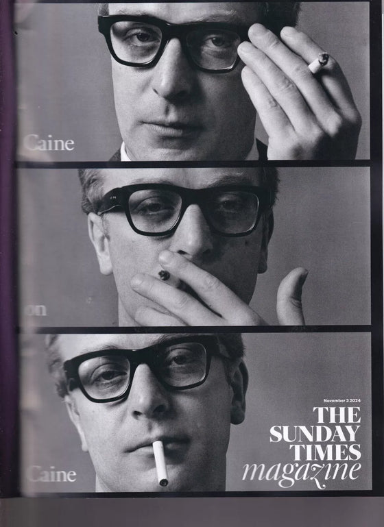 Sunday Times Magazine November 3 2024 Sir Michael Caine Kevin & Michael Bacon