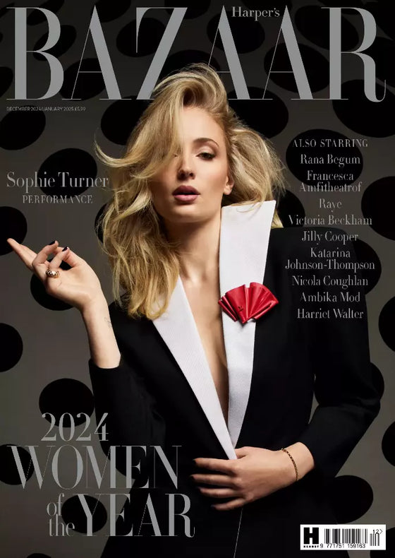 Harper's Bazaar Magazine (UK) December 2024 Sophie Turner Nicola Coughlan