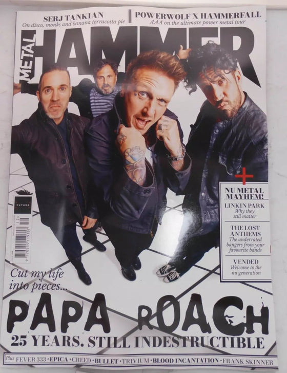 Metal Hammer magazine #394 2024 Papa Roach at 25 years Linkin Park Blind Channel