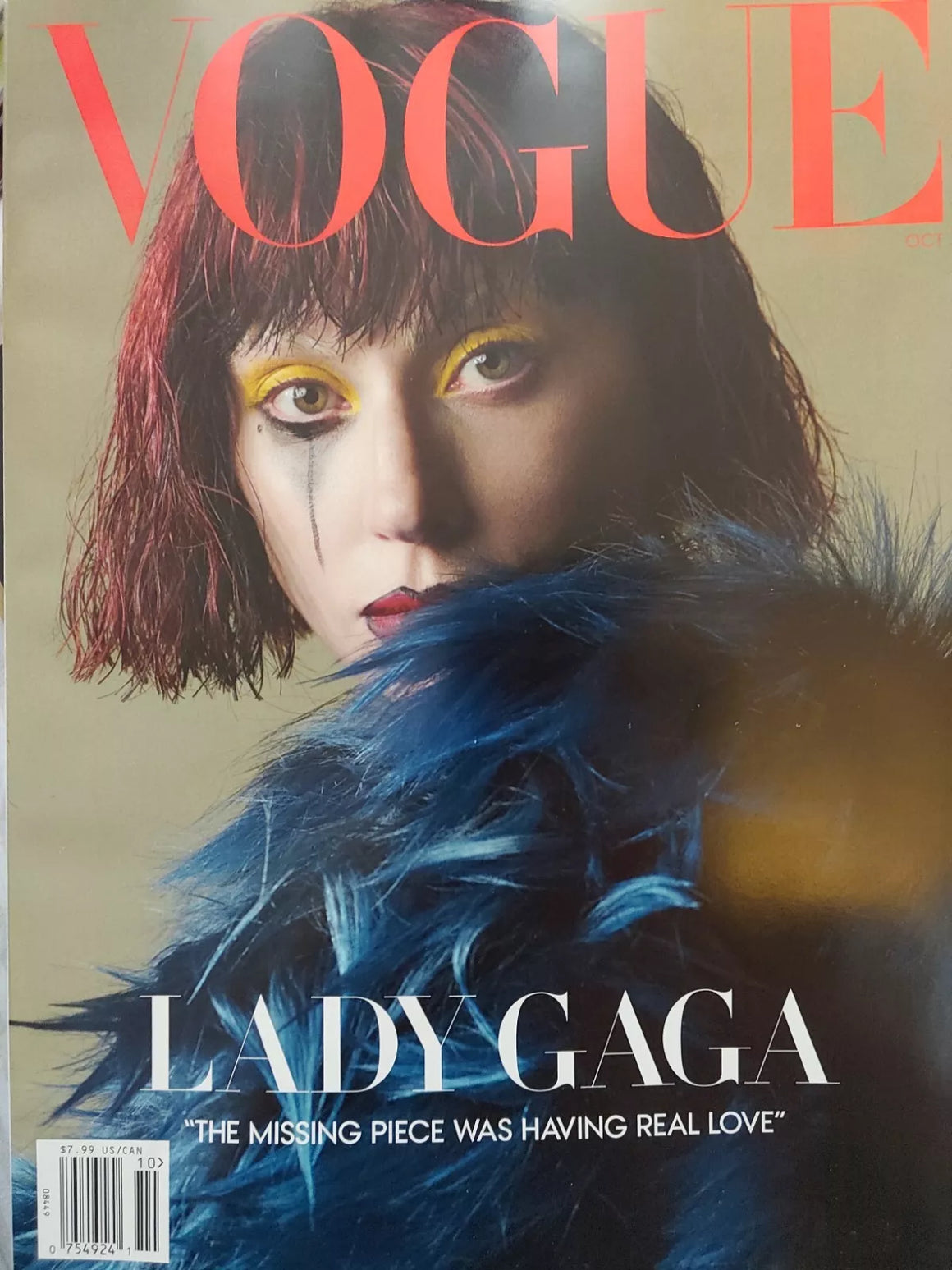 LADY GAGA - VOGUE USA MAGAZINE - October 2024 (Shipped from the USA)