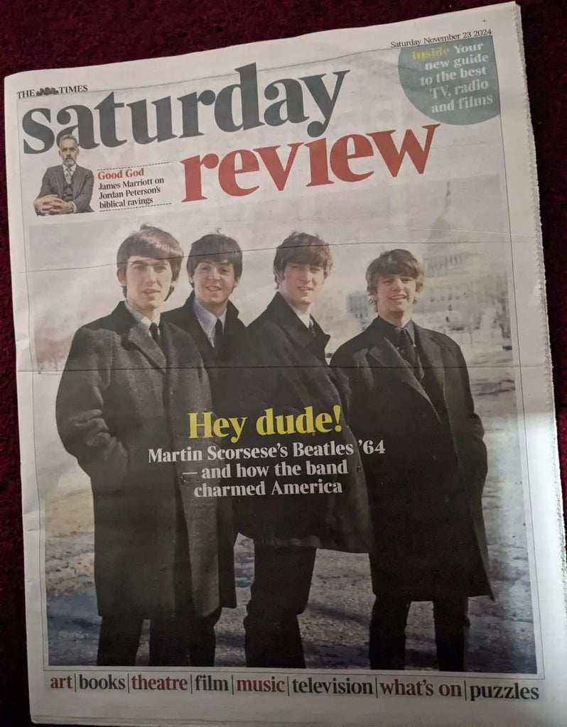 TIMES REVIEW 23-November-2024 THE BEATLES COVER STORY