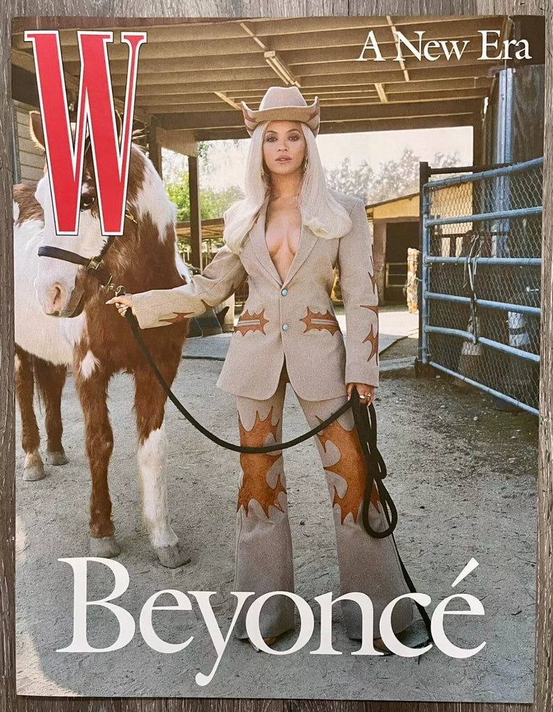 W MAGAZINE-SPECIAL EDITION- BEYONCE COVER SHOOT EXCLUSIVE-16 PAGES POSTER SIZE