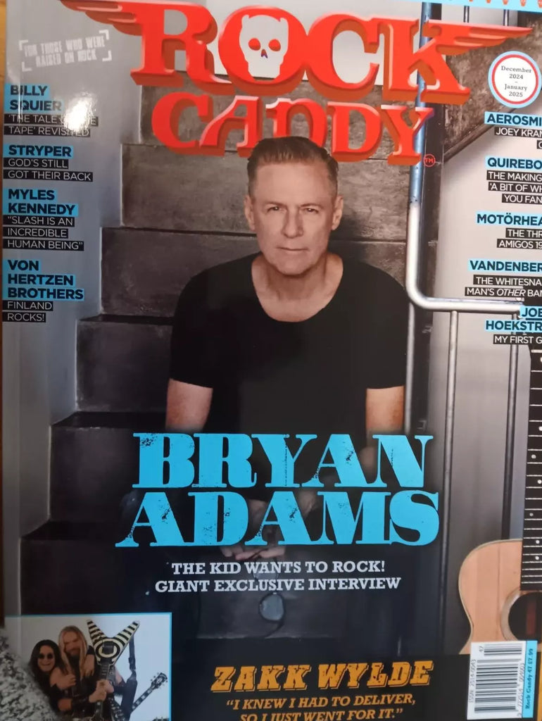 Rock Candy magazine- Issue 47- Bryan Adams- Giant Exclusive Interview