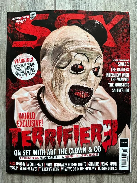 SFX magazine Nov 2024 #384 Terrifier 3 World Exclusive: Art the Clown (No Gifts) USA Customers Only