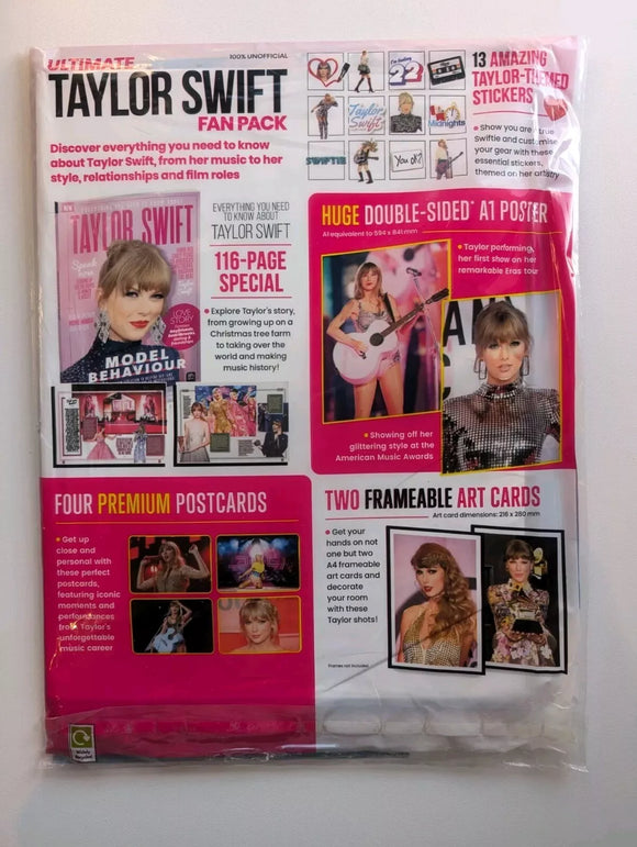 TAYLOR SWIFT ULTIMATE FANPACK (MAGAZINE, STICKERS, POSTERS, ART CARDS, POSTCARDS