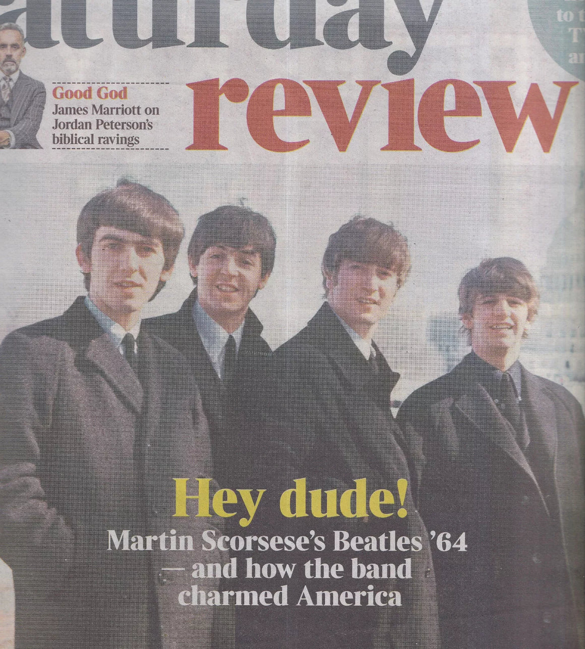 TIMES REVIEW 23-November-2024 THE BEATLES COVER STORY