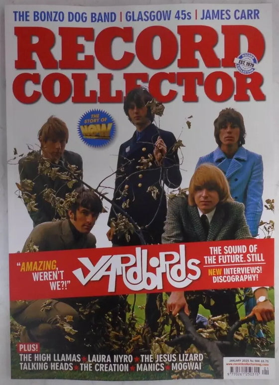 Record Collector magazine Jan 2025 Yardbirds Jeff Beck