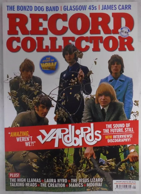 Record Collector magazine Jan 2025 Yardbirds Jeff Beck