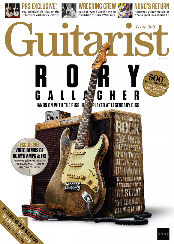 Guitarist Magazine (UK) - August 2023 - 500th Issue - Rory Gallagher & Gifts