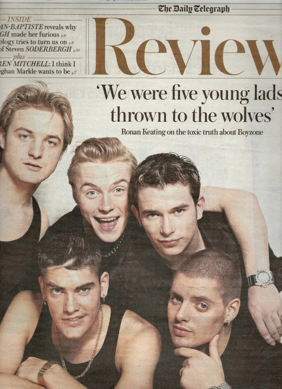 Telegraph Review Magazine January 25 2025 Boyzone Ronan Keating