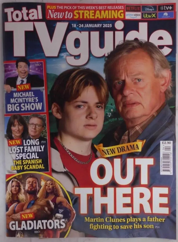 TOTAL TV GUIDE 18th Jan 2025 Martin Clunes Out There