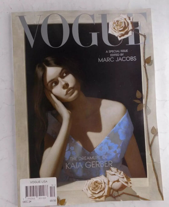 Vogue USA magazine Dec 2024 Dreamlife of Kaia Gerber, Edited by Marc Jacobs