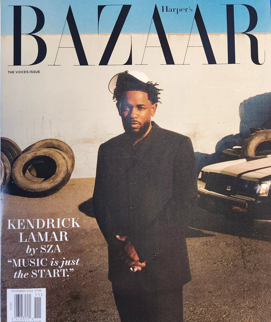 KENDRICK LAMAR - HARPER'S BAZAAR USA MAGAZINE - NOVEMBER 2024 NEW