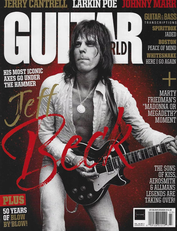 Guitar World Magazine March 2025 Jeff Beck