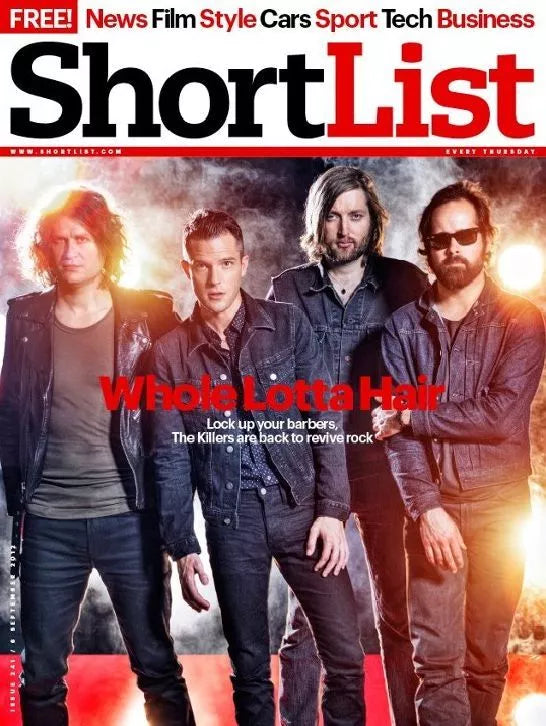 UK Shortlist Magazine 6 September 2012 Brandon Flowers The Killers Karl Urban