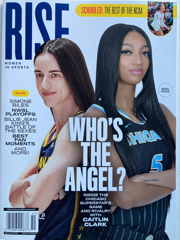 ANGEL REESE & CAITLIN CLARK 2025 RISE - WOMEN IN SPORTS Magazine NEW