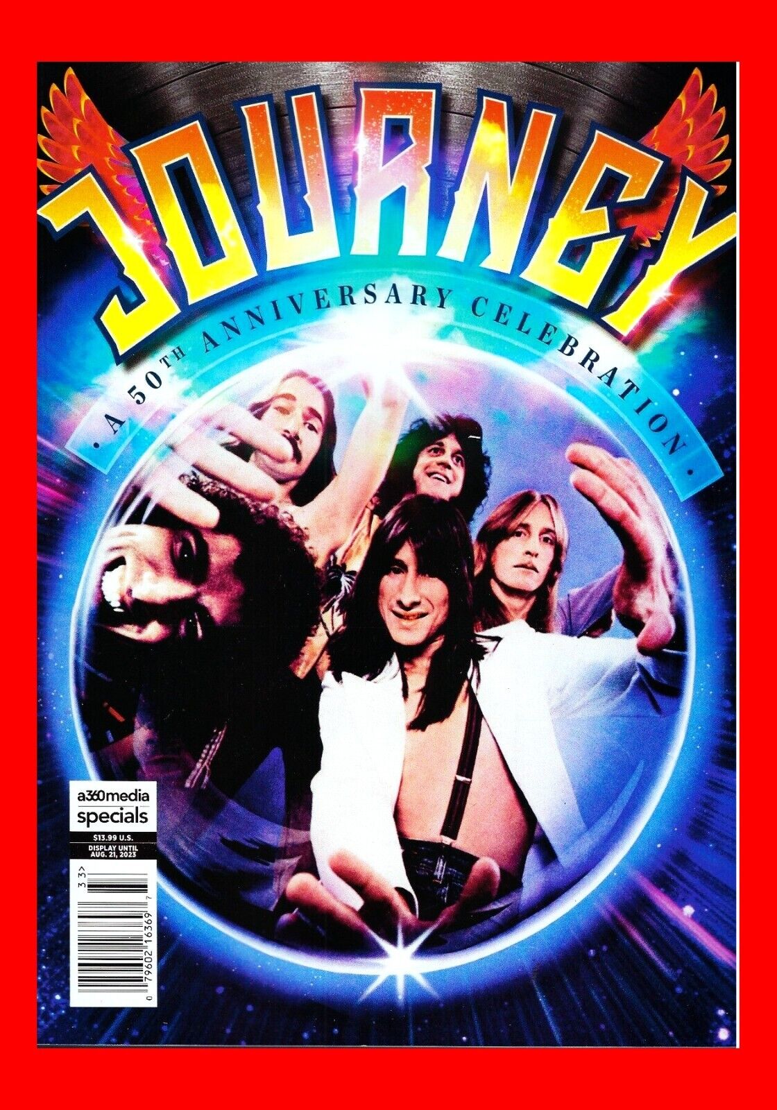 Journey 50th Anniversary Celebration Magazine 2023 STEVE PERRY a360 Media