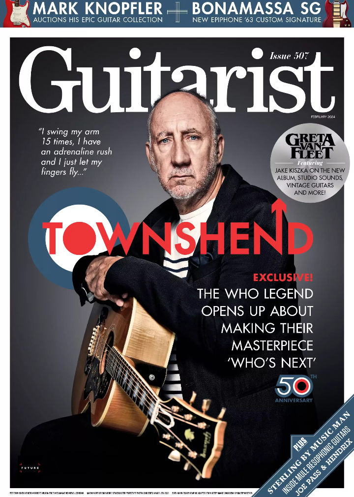 Guitarist Magazine (UK) February 2024 Pete Townshend The Who Nex