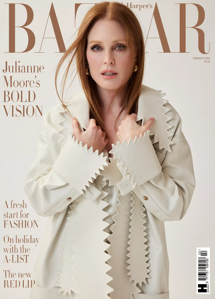 British Harper S Bazaar UK Magazine February 2024 Julianne Moore   S L1600 65 Grande 