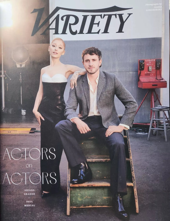 ARIANA GRANDE & PAUL MESCAL - VARIETY MAG - DECEMBER 11 , 2024 - NEW