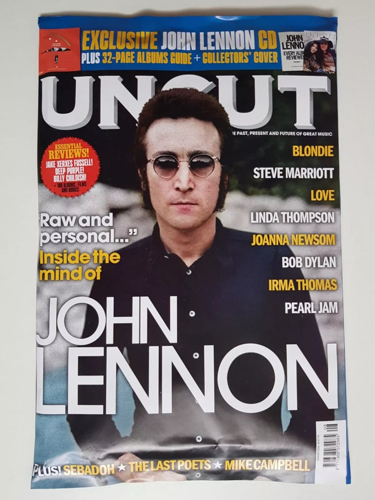 UNCUT Magazine August 2024 John Lennon The Beatles & Exclusive CD & 32 page Album Guide