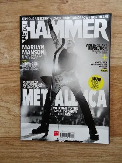 Metal Hammer magazine #301 Metallica Lars Ulrich Marilyn Manson The Age of Extreme
