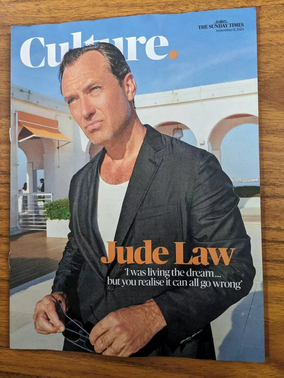 CULTURE MAGAZINE - 8 September 2024 Jude Law cover