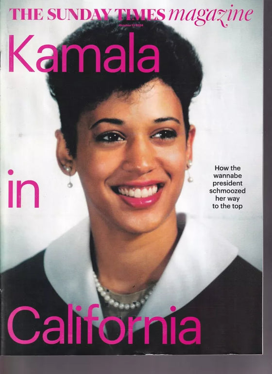 Sunday Times Magazine October 13 2024 Kamala Harris