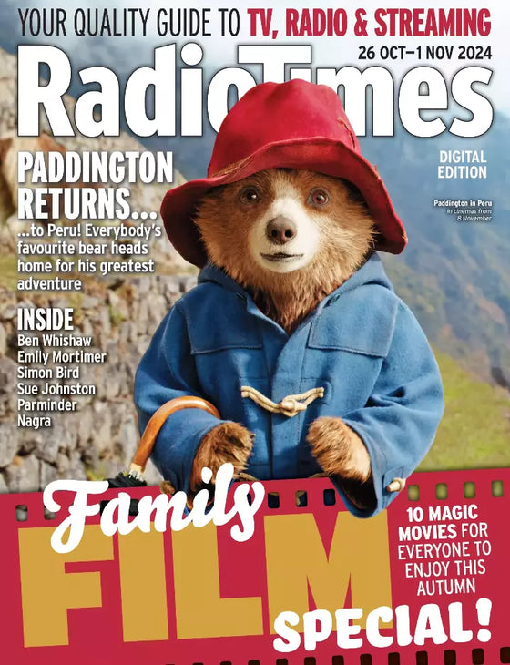 Radio Times Magazine (UK) 26 October - 1 November 2024 Paddington Ben Whishaw