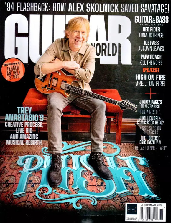 GUITAR WORLD MAGAZINE | OCT 2024 | TREY ANASTASIO'S PHISH