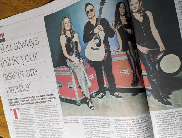 Times Saturday Review 16-November 2024 The Corrs Andrea Corr