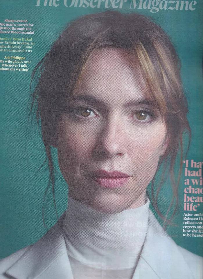 Observer Magazine November 17 2024 Rebecca Hall Asim Chaudhry