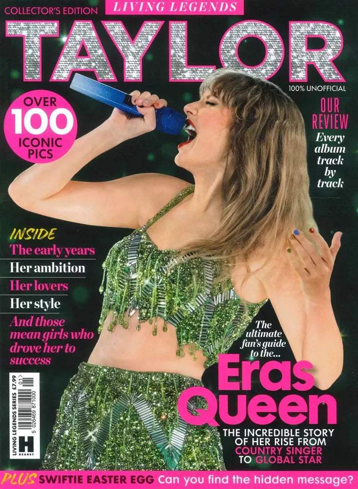 UK Taylor Swift Magazine: Living Legends, Collector's Edition, Eras Tour Queen