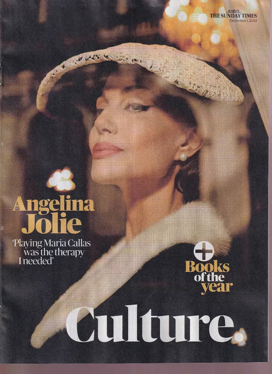 UK CULTURE Magazine Dec 2024: ANGELINA JOLIE COVER FEATURE Maria Callas