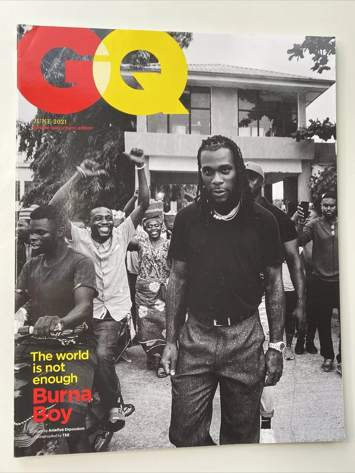 British GQ Magazine June 2021: BURNA BOY COVER FEATURE