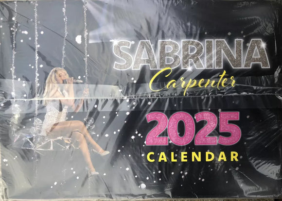 Sabrina Carpenter Annual Review Fan Pack Magazine 2025 Calendar & Free Gifts