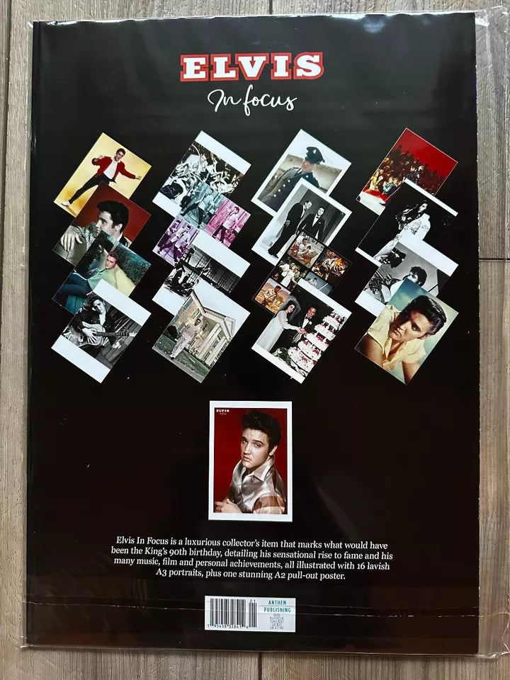 2024 ELVIS PRESLEY In FOCUS + Poster 16 PORTRAITS Frameable SEALED 90th Birthday