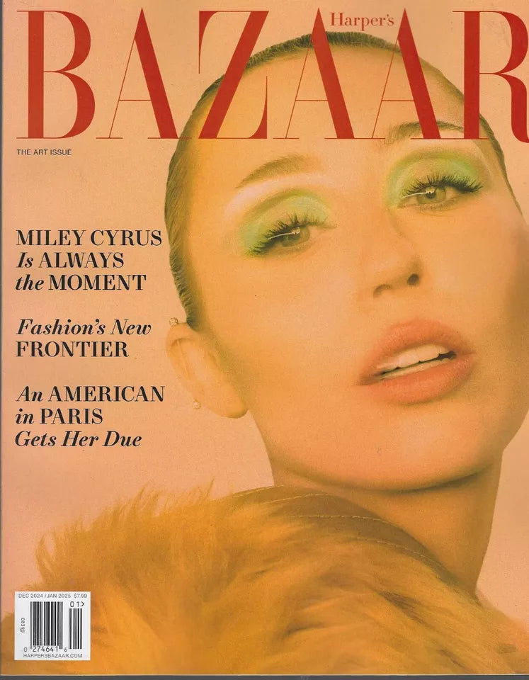 Harper's Bazaar January 2025 Miley Cyrus (Random Cover)