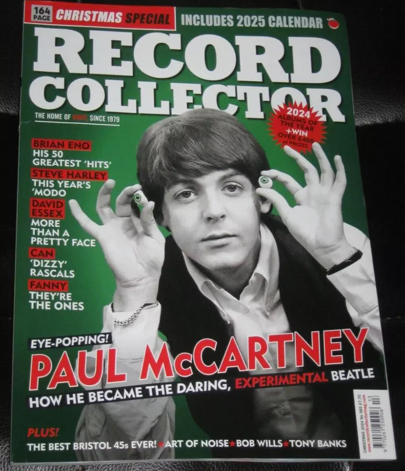 Record Collector Mag - Christmas 2024 - 2025 Calendar - Paul McCartney