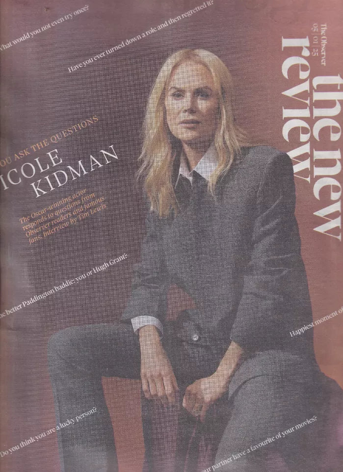 OBSERVER New Review January 5 2025 Nicole Kidman Julian Lennon John Lennon