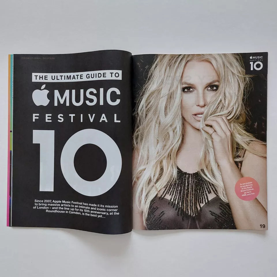 BRITNEY SPEARS - Interview With a Pop Icon UK NME MAGAZINE SEPTEMBER 2016