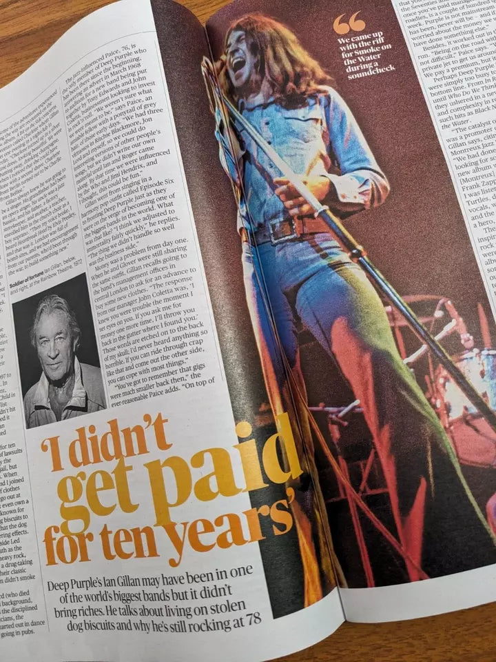 CULTURE Mag 07/07/2024 Deep Purple Ian Gillan